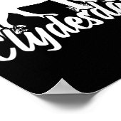 Clydesdale Draft Horse Pun Horseback Riding Poster (Hoek)