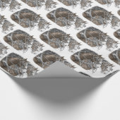 Clydesdale Draft Horse Team Cadeaupapier (Hoek)