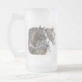 Clydesdale Draft Horse Team Matglas Bierpul (Links)