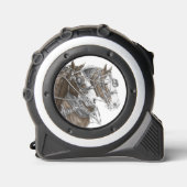 Clydesdale Draft Horse Team Rolmaat (Voorkant)