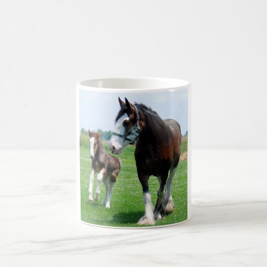 Clydesdale en Filly mok (Center)