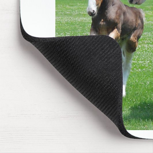 Clydesdale en Filly Muismat (Hoek)