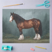 Clydesdale Horse Decoupage Tissuepapier (Craft)