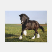 Clydesdale Horse Deurmat (Voorkant)