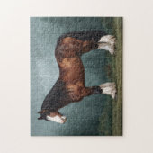 Clydesdale Horse Legpuzzel (Verticaal)