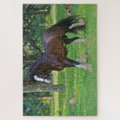 Clydesdale Horse Legpuzzel (Verticaal)
