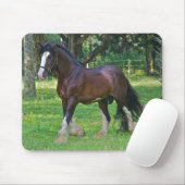Clydesdale Horse Muismat (Met muis)