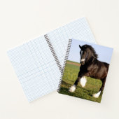 Clydesdale Horse Notitieboek (Binnen)