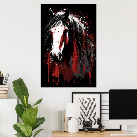 Clydesdale Horse Poster (Thuiskantoor)