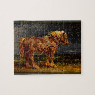 Clydesdale Horse Puzzle Legpuzzel