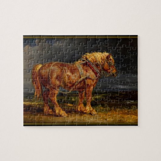 Clydesdale Horse Puzzle Legpuzzel (Horizontaal)