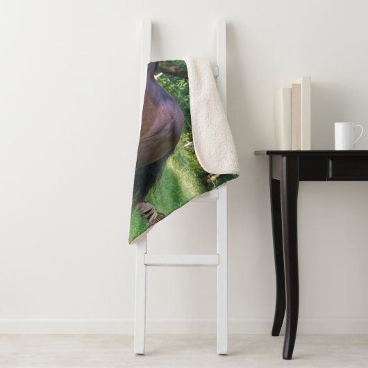 Clydesdale Horse Sherpa Deken (In situ)