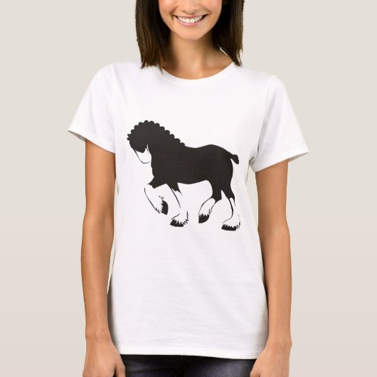 Clydesdale Horse T-shirt (Voorkant)