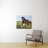 Clydesdale Horse Wandkleed (In Situ (horizontaal))