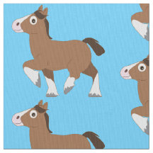 Clydesdale in de Cartoon