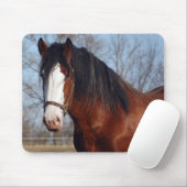 Clydesdale mousepad muismat (Met muis)