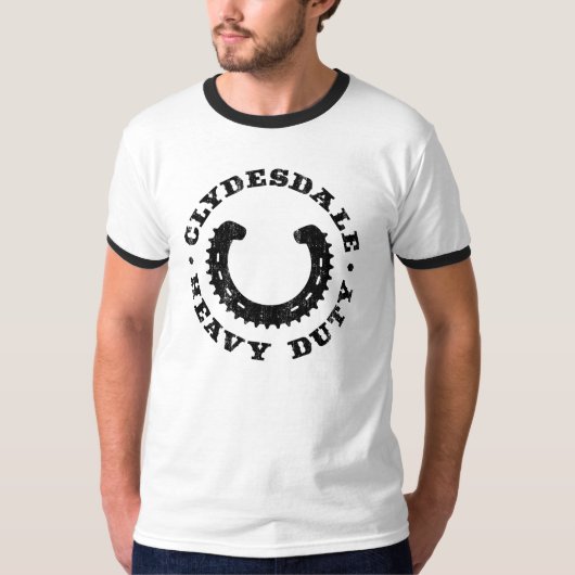 Clydesdale MTB "Heavy Duty logo" t-shirt (Voorkant)