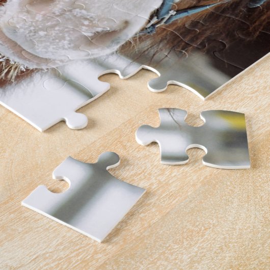 Clydesdale paard legpuzzel (Zijkant)