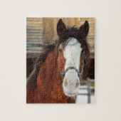 Clydesdale paard legpuzzel (Verticaal)