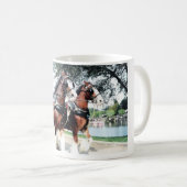 Clydesdale paarden koffiemok (Voorkant rechts)