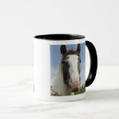 Clydesdale paardenportret mok (Voorkant rechts)