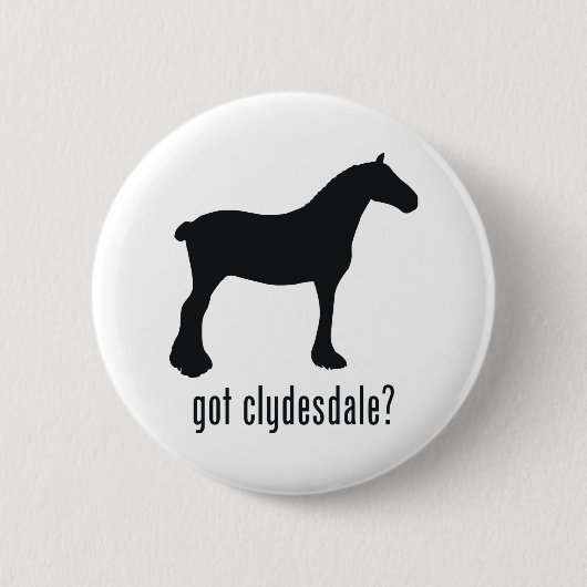 Clydesdale Ronde Button 5,7 Cm (Voorkant)