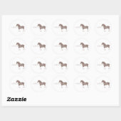Clydesdale Ronde Sticker (Vel)