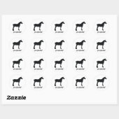 Clydesdale Ronde Sticker (Vel)