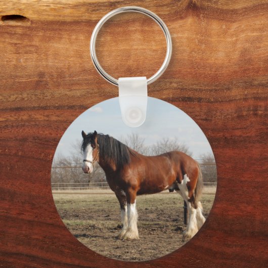 clydesdale sleutelhanger (Voorkant)