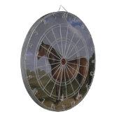 Clydesdale Stallion (Thoroughbred Horse) (Dier) Dartbord (Voorkant Links)