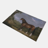 Clydesdale Stallion (Thoroughbred Horse) (Dier) Deurmat (Schuin)