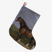 Clydesdale Stallion (Thoroughbred Horse) (Dier) Grote Kerstsok (Voorkant (Hangend))