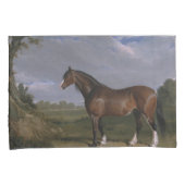 Clydesdale Stallion (Thoroughbred Horse) (Dier) Kussensloop (Voorkant-Rechts)