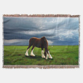Clydesdale Storm Deken (Voorkant)