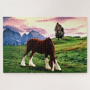 Clydesdale Sunset Legpuzzel