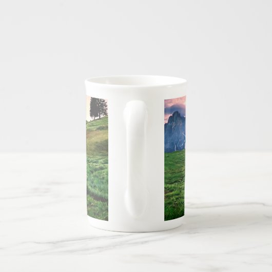 Clydesdale Sunset Porselein Kop (Achterkant)