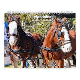 Clydesdales & andere zware paardenrassen 2027 kalender