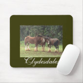 Clydesdales Mousepad Muismat (Met muis)