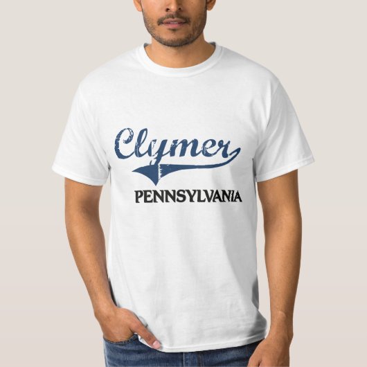 Clymer Pennsylvania City Classic T-shirt (Voorkant)