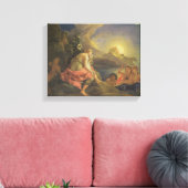 Clytie Transformeerde in een zonnebloem, 1688 (oli Canvas Afdruk (Insitu (Woonkamer))