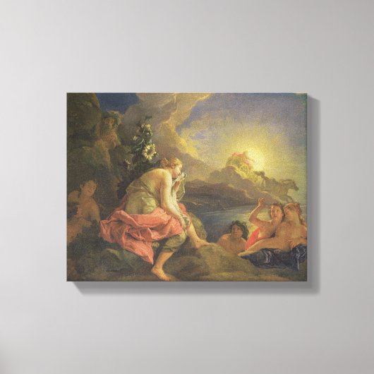 Clytie Transformeerde in een zonnebloem, 1688 (oli Canvas Afdruk (Voorkant)