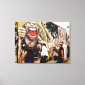 CM11095 - Stedelijke kunst - Rolling Stones Canvas Afdruk (Voorkant)