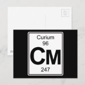 Cm - Curium Briefkaart (Voorkant / Achterkant)