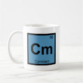 Cm - Cynicism Philosophy Chemistry Symbol Koffiemok (Links)
