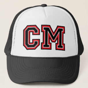 'CM' Monogram Trucker Pet