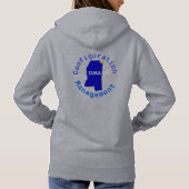 Cm rits omhoog hoodie (Achterkant)