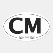 CM STICKER (Voorkant)