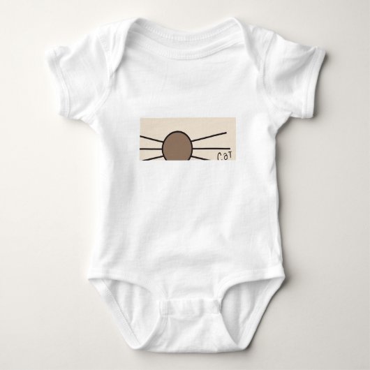 CM Whiskers Logo Baby Bodysuit (Voorkant)