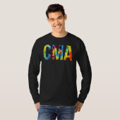 Cma Appreciation Day Tie Dye For Women For Work T-shirt (Voorkant volledig)