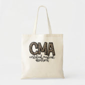CMA Certified Medical Assistant Cute Nurse Pullove Tote Bag (Voorkant)